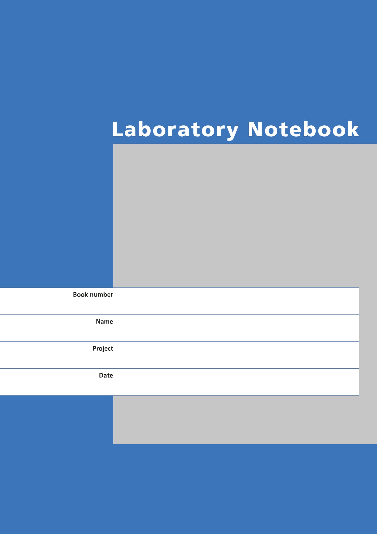 Code A20: A4, GLP laboratory notebook – hardback, 104 pages, 6mm ruled line spacing - UPDATED DESIGN