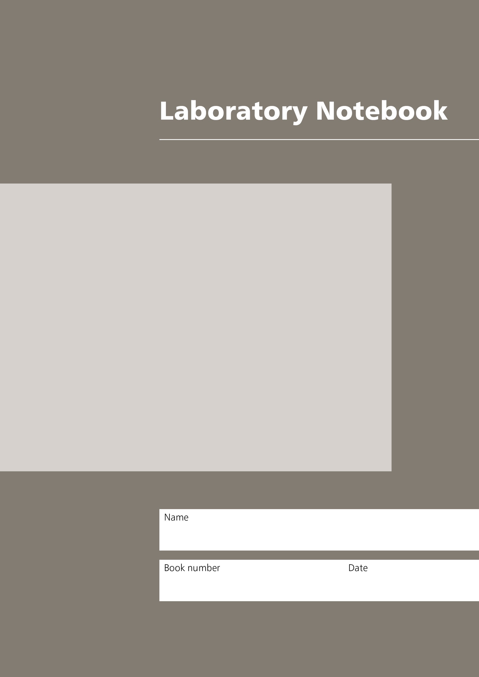 Mitchells Laboratory Notebooks Grey A02