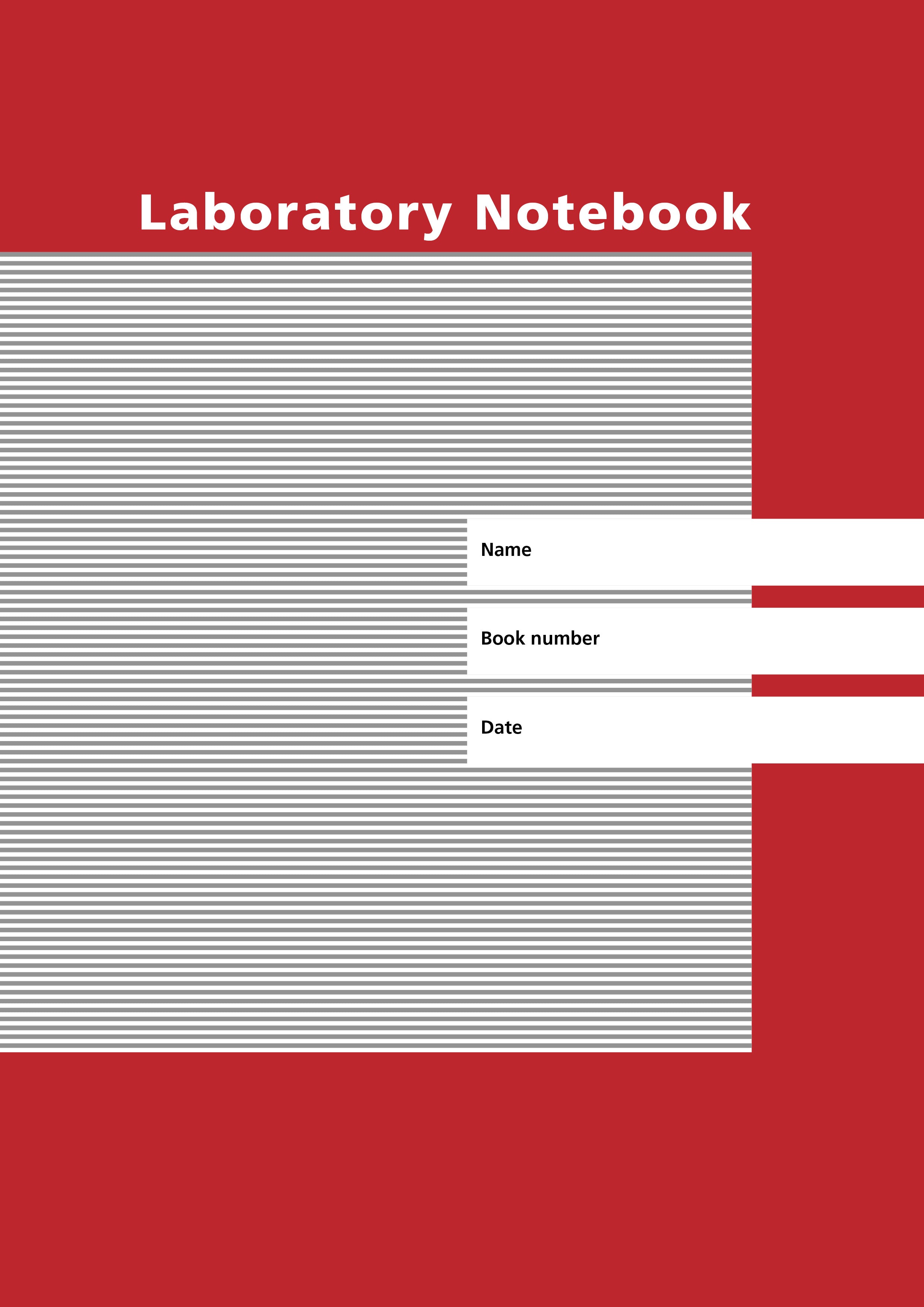 Mitchells Laboratory Notebooks A20 A4 hardback laboratory notebook