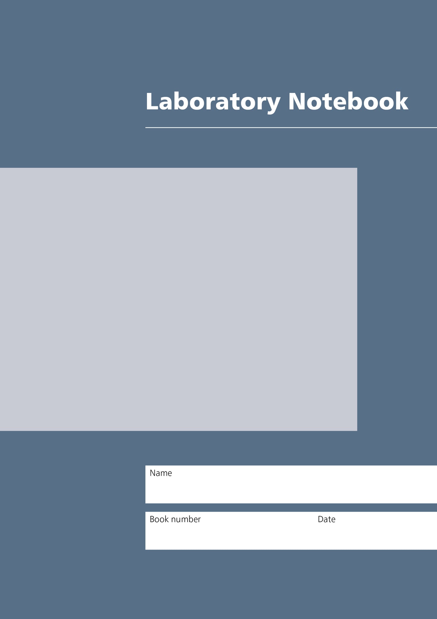 Mitchells Laboratory Notebooks Steel Blue A02