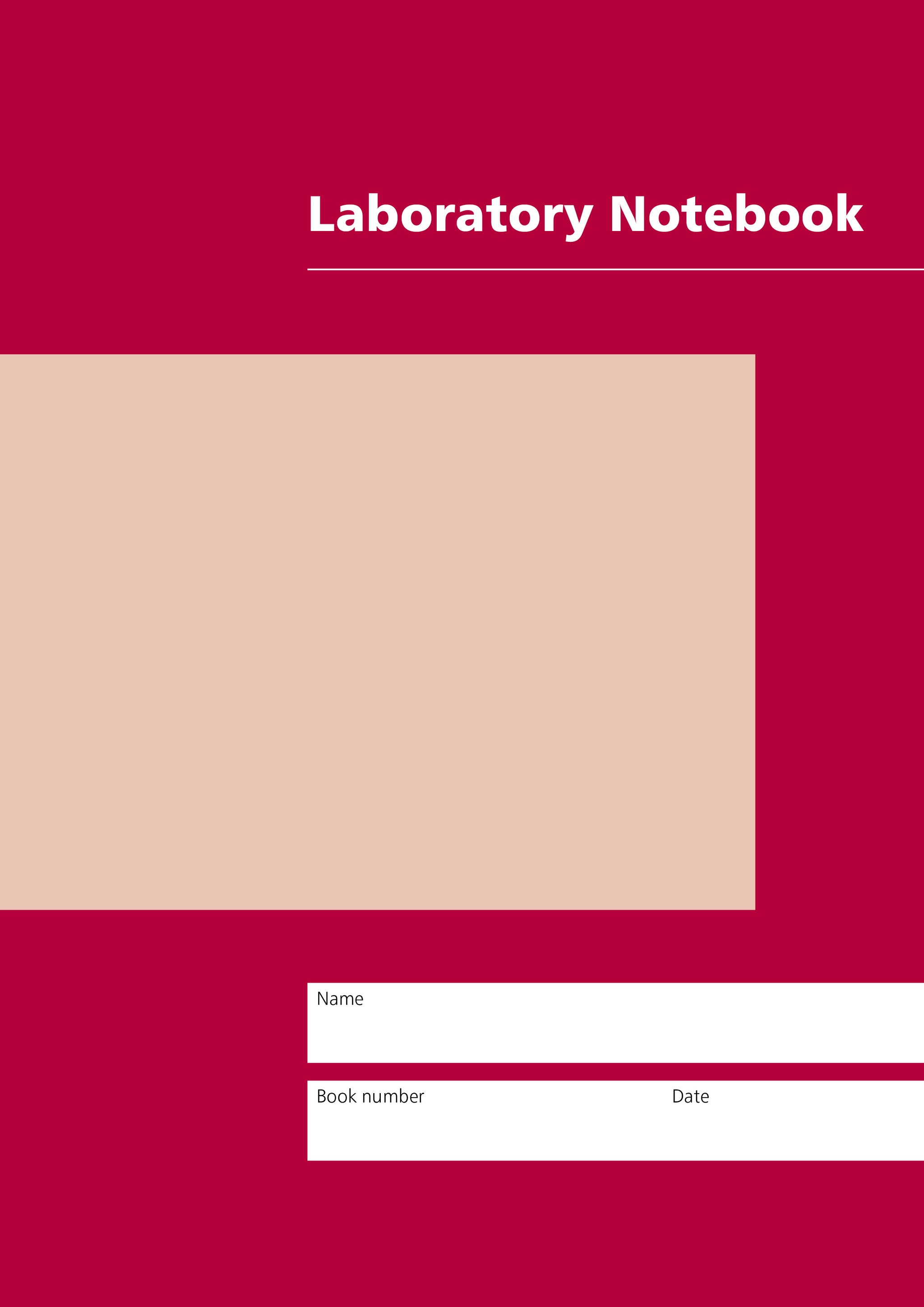 Mitchells Laboratory Notebooks: code A02, A4 hardback GLP lab notebook