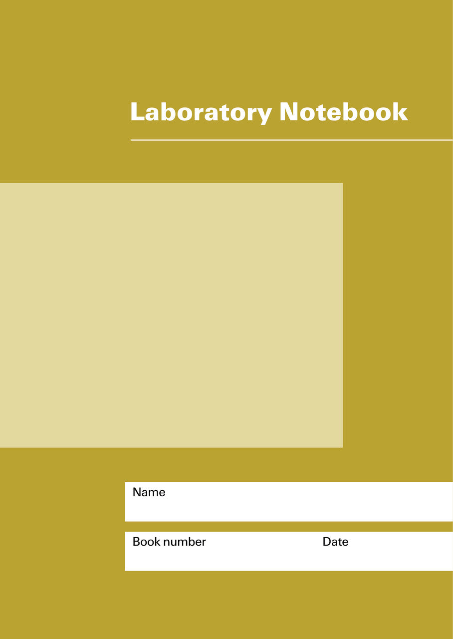 Mitchells Laboratory Notebooks Orange A02