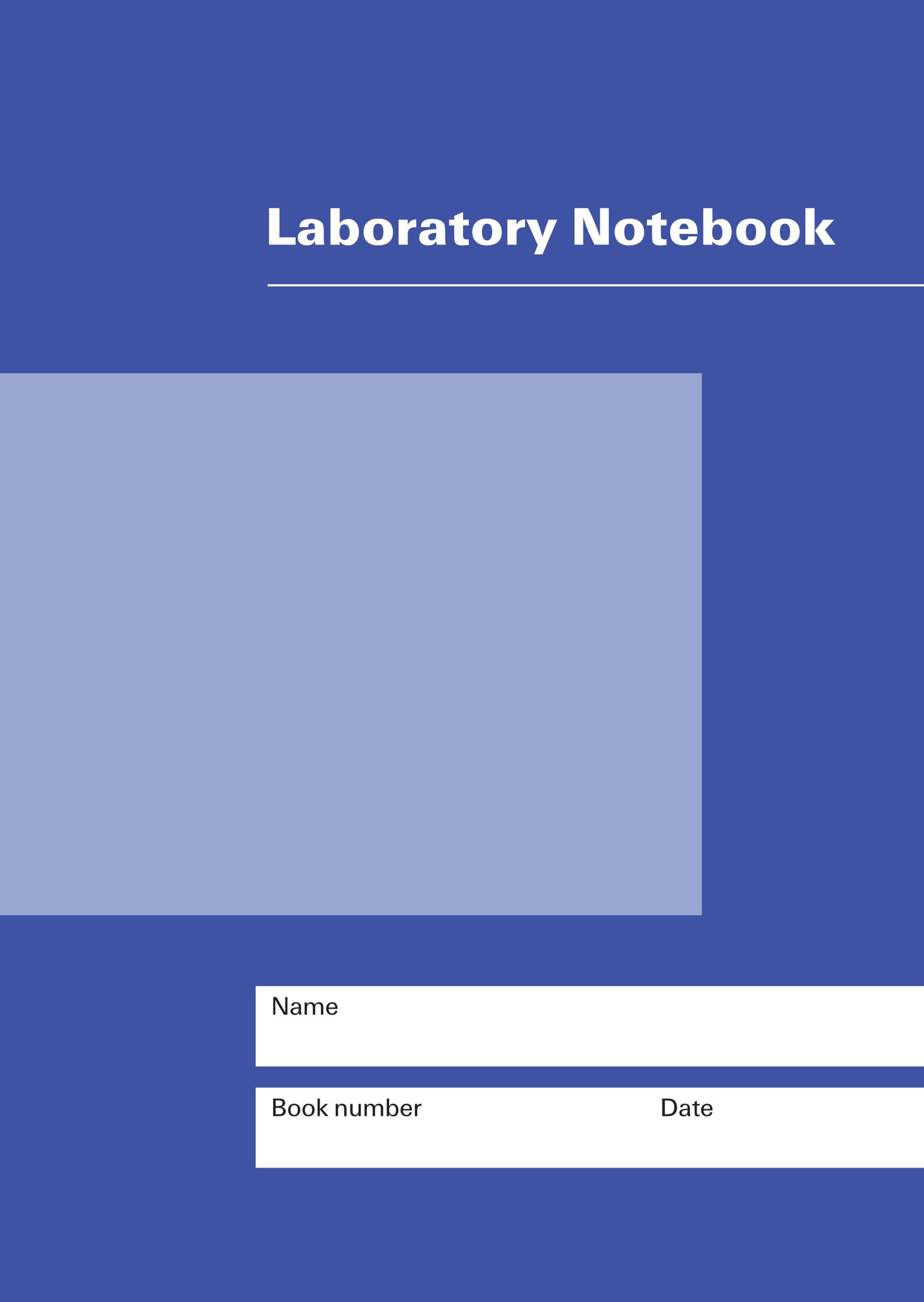 Mitchells Laboratory Notebooks Royal Blue A02