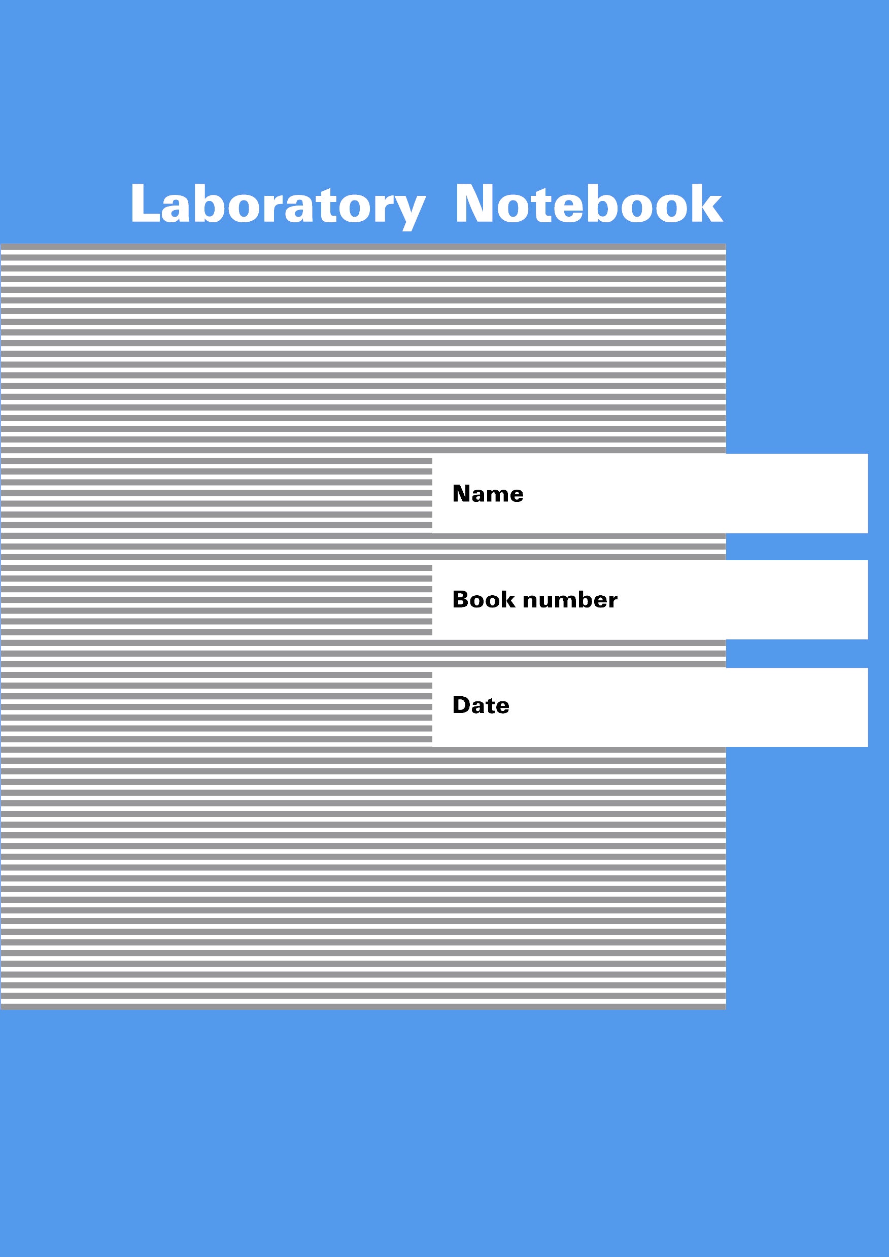 Mitchells Laboratory Notebooks Blue A20